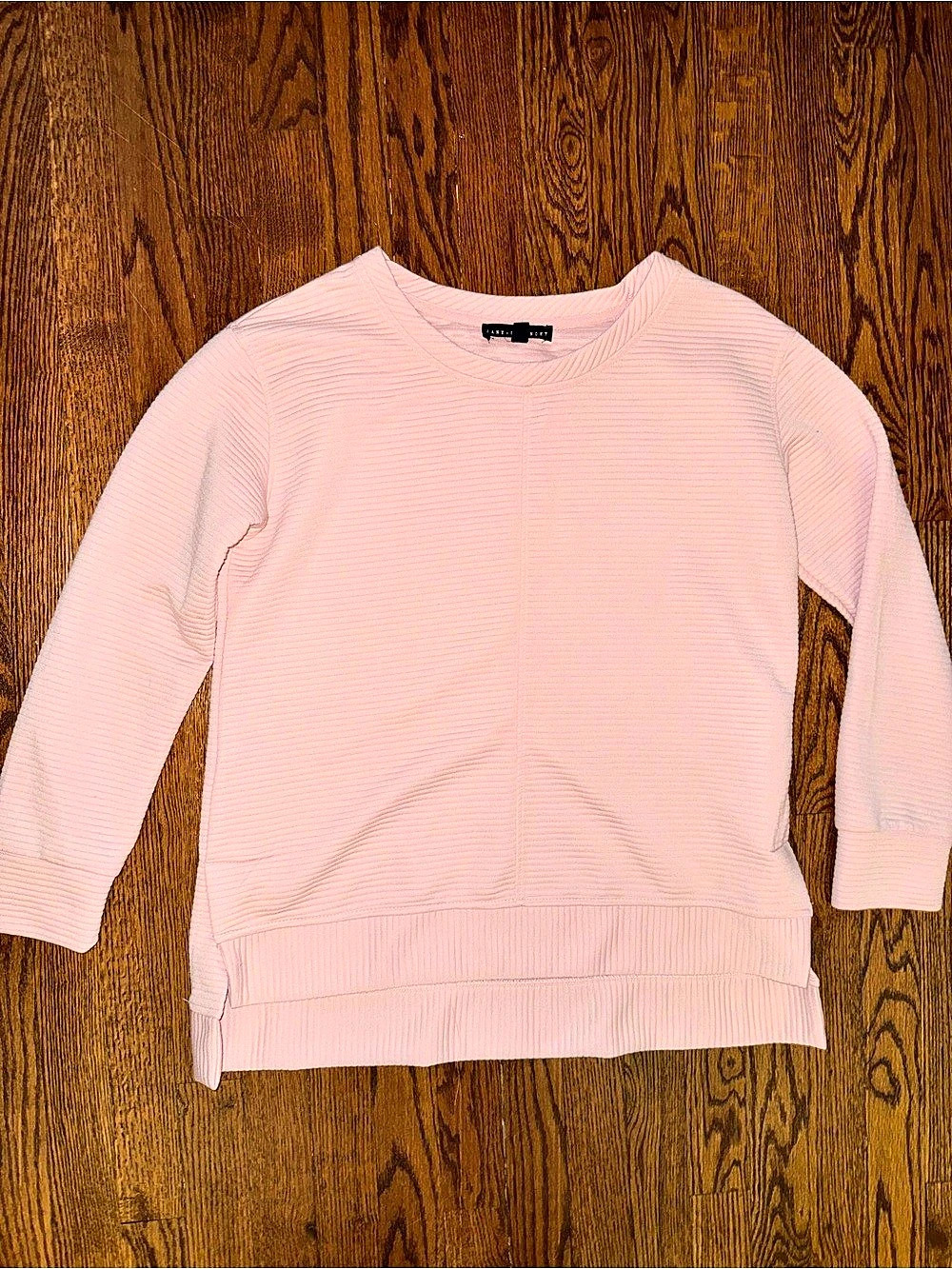 Jane + Delancey Long Sleeve Pullover in Pink Size Medium Like New